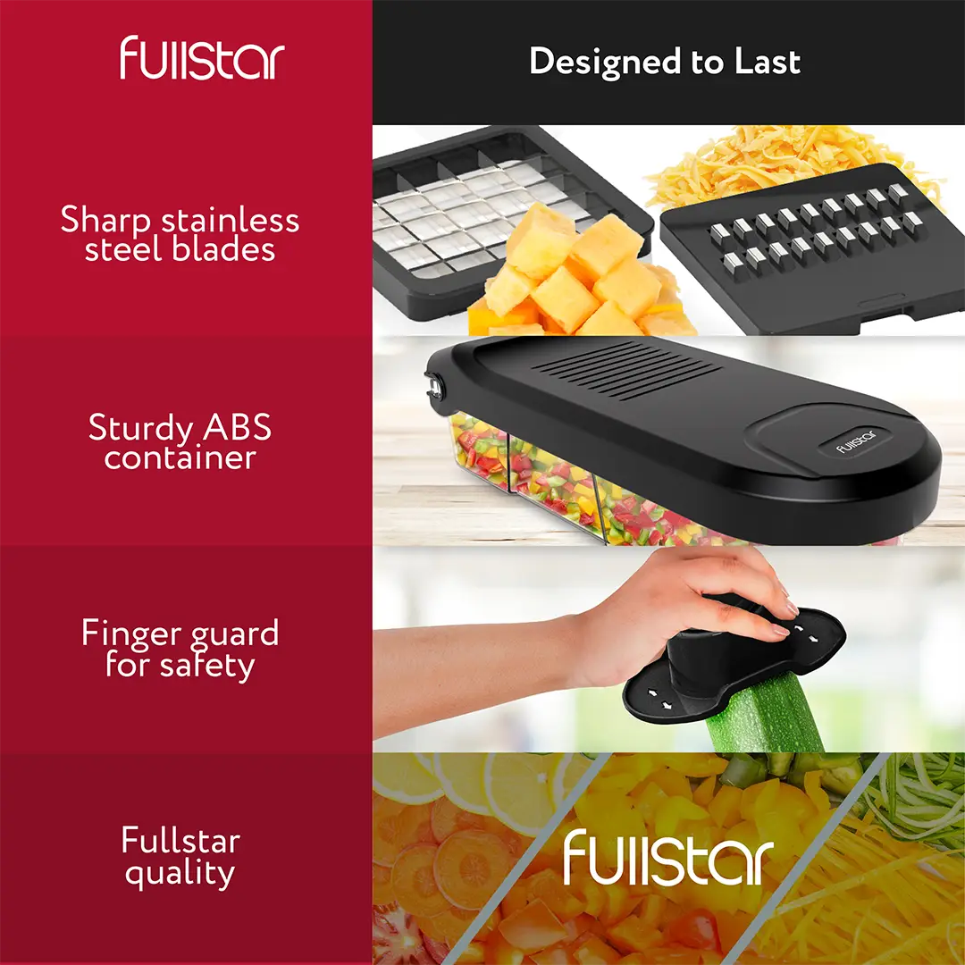 features of Fullstar Mini Vegetable Chopper