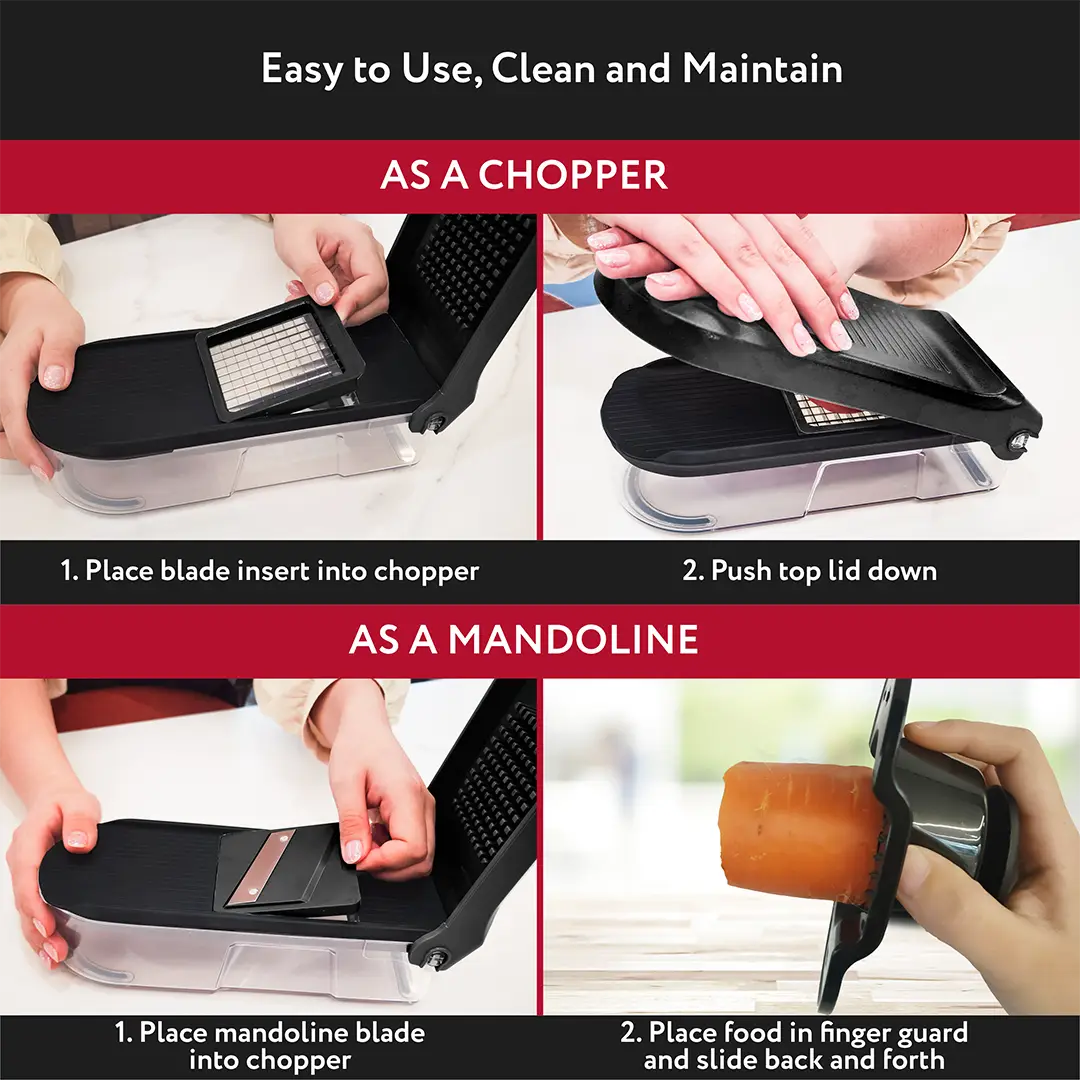 how to use Fullstar Mini Vegetable Chopper