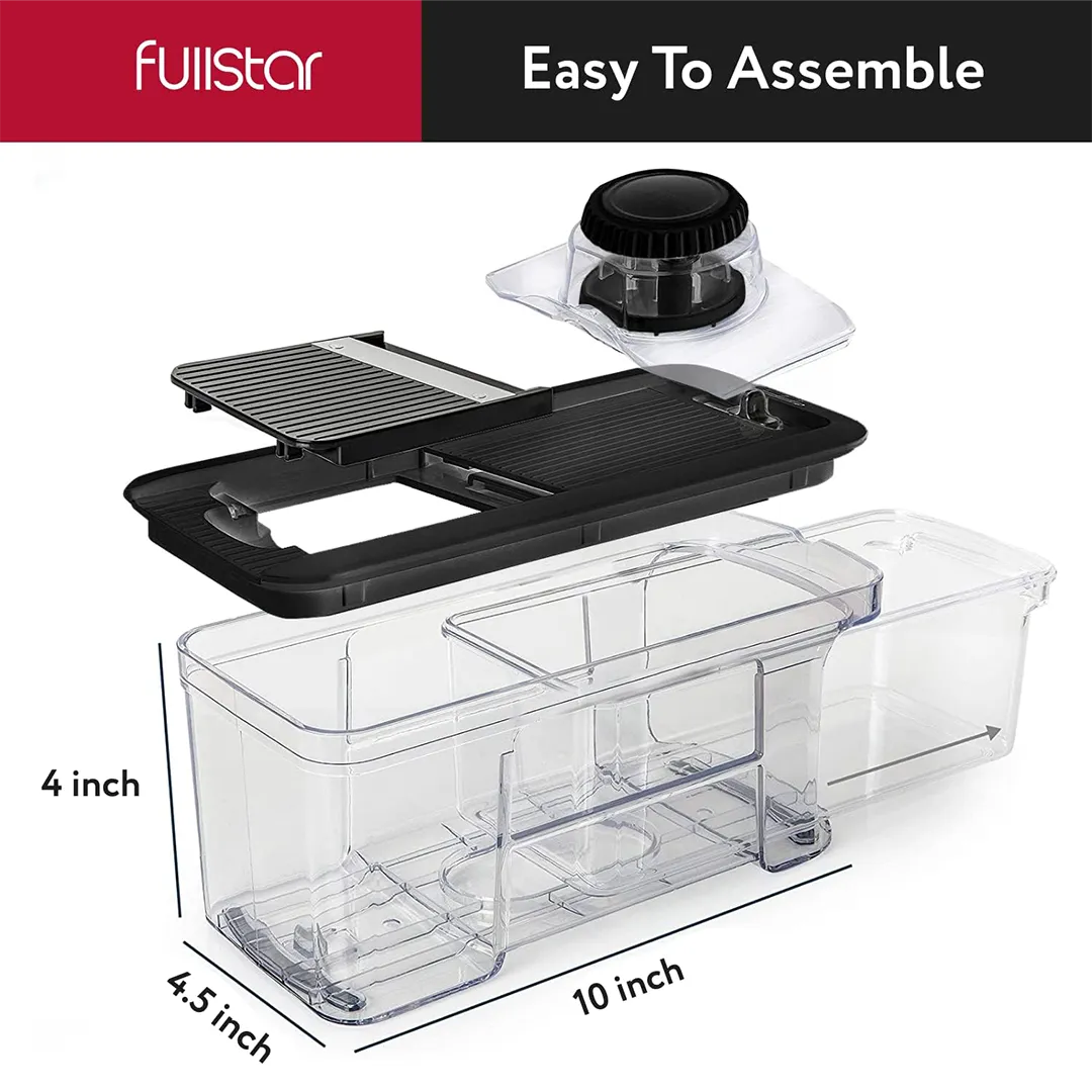 easy to set up Fullstar Stainless Steel Vegetable Chopper & Mandoline