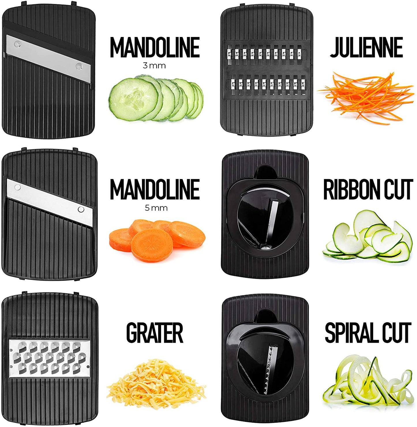 Blades of Fullstar 6-in-1 Chopper & Mandoline