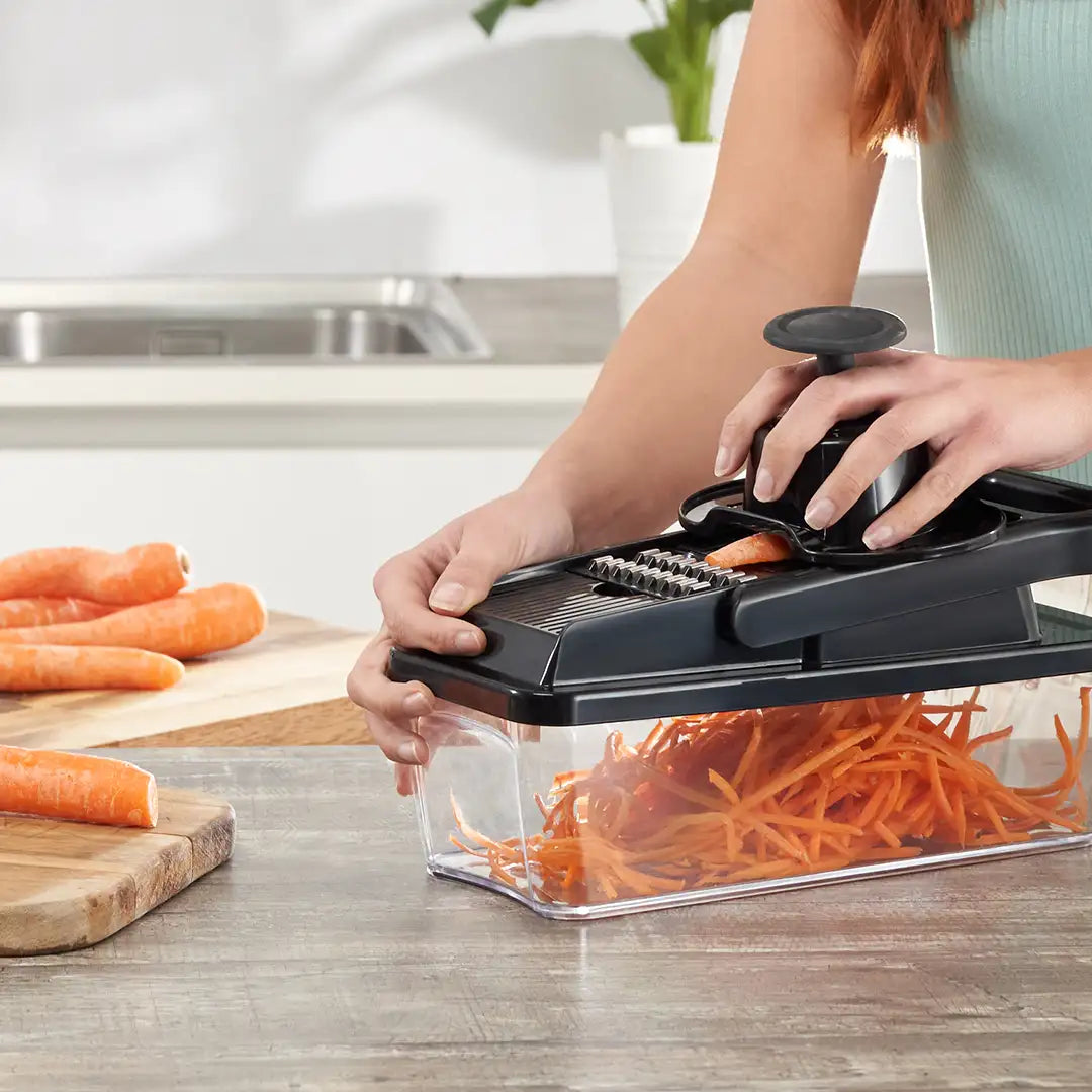 using carrots on mandoline