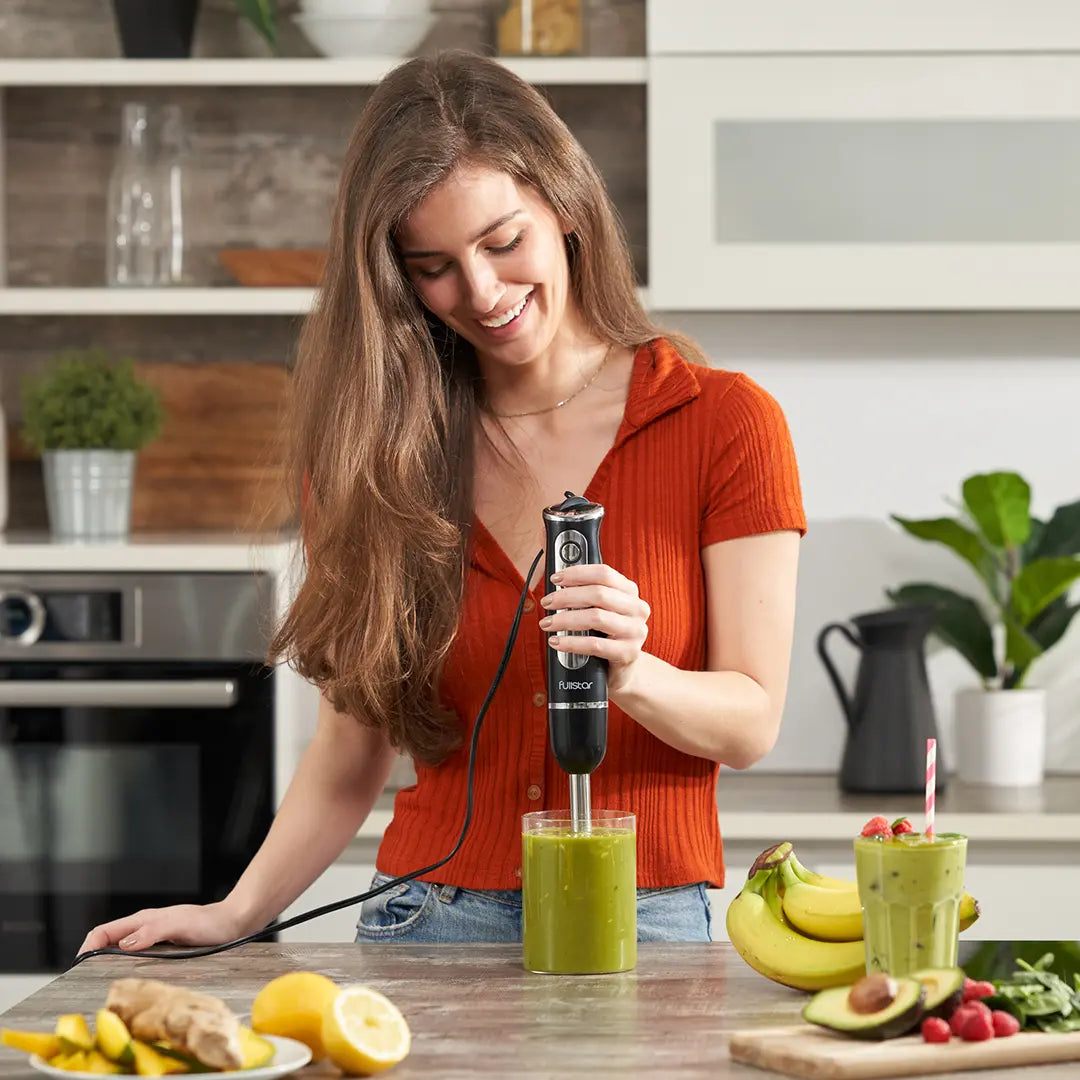 using hand held shaker
