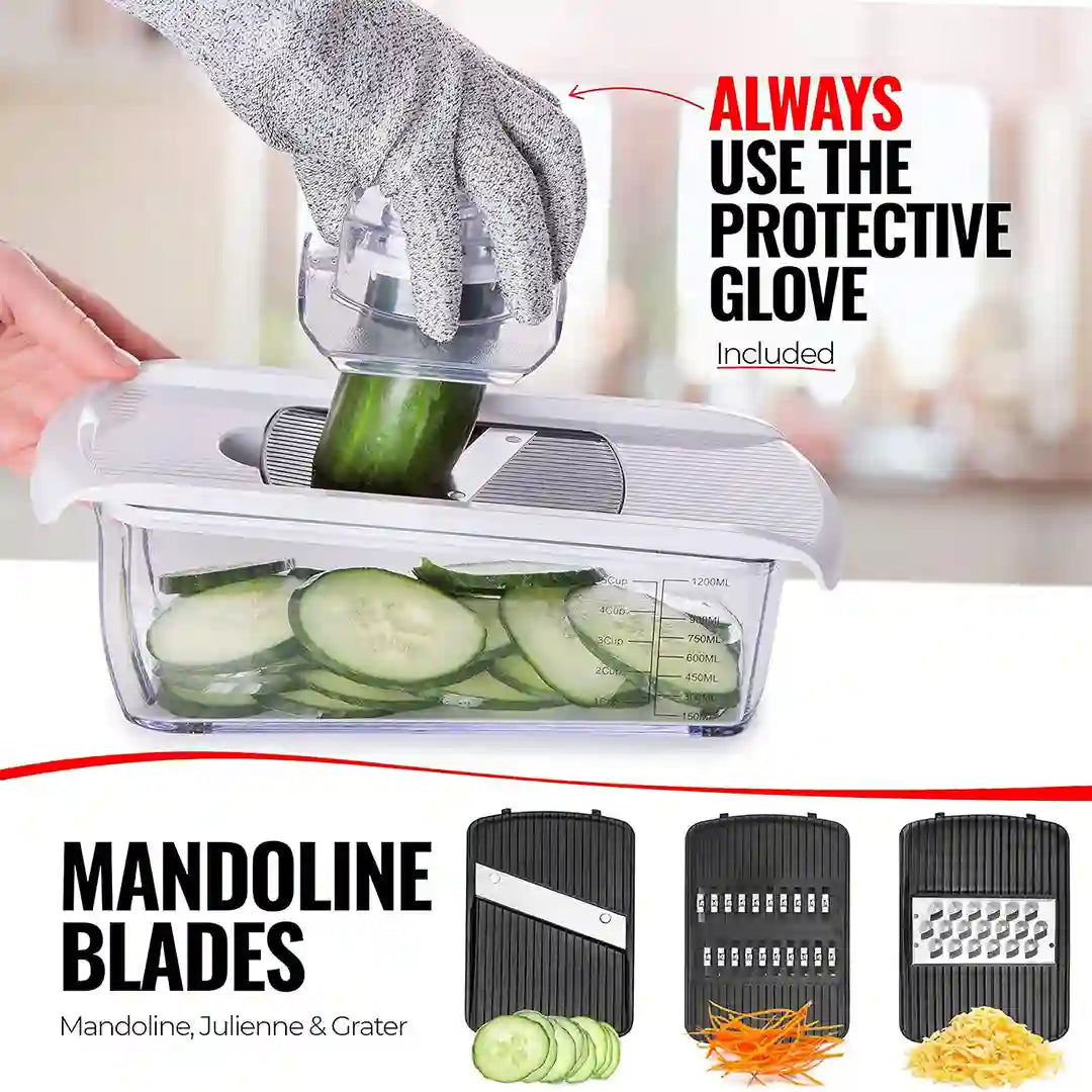 mandoline blades of Fullstar Vegetable Hand Chopper