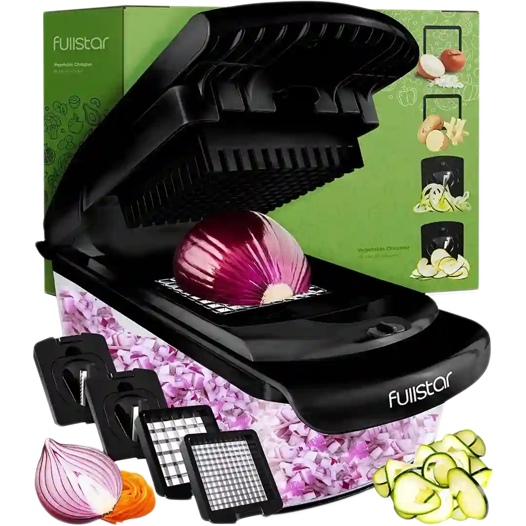 chop any veggie w/ Fullstar Viral Vegetable Chopper