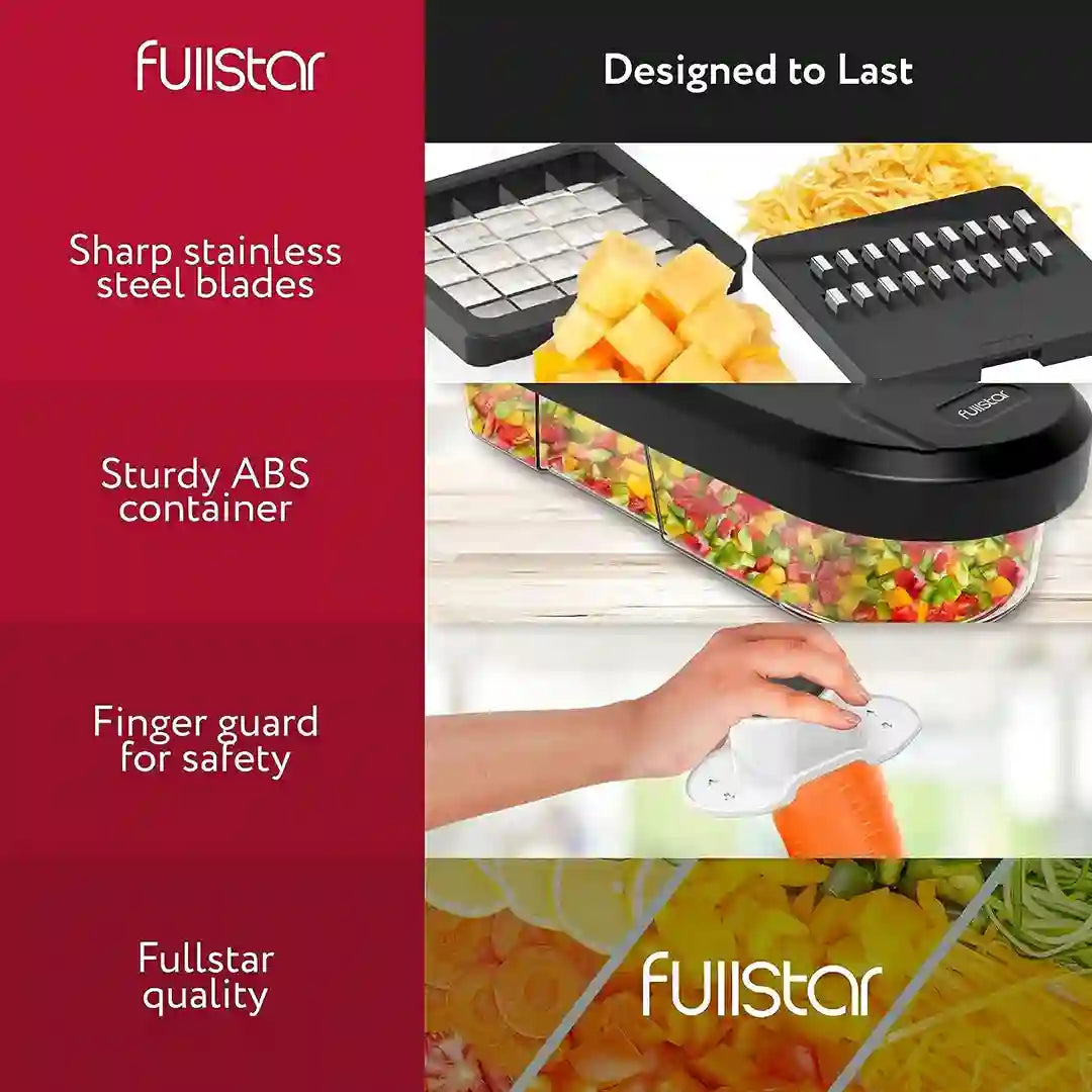 features of Fullstar Mini Vegetable Chopper