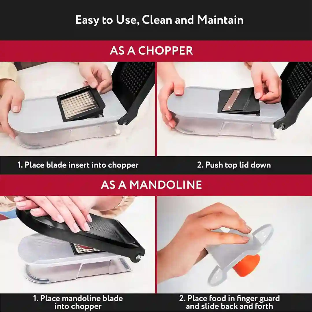 how to use Fullstar Mini Vegetable Chopper