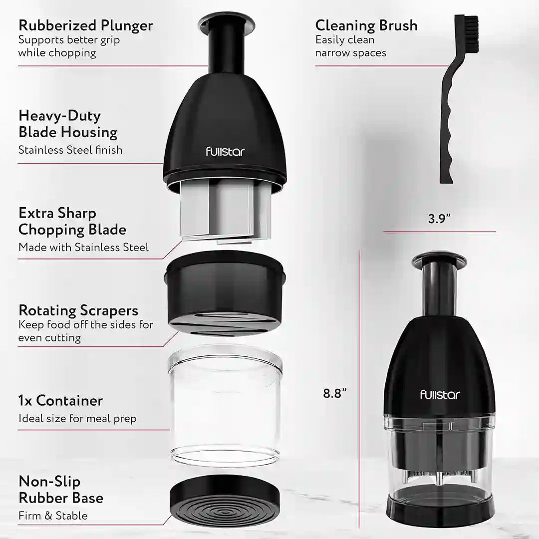 package inclusions of Fullstar Vegetable Hand Chopper