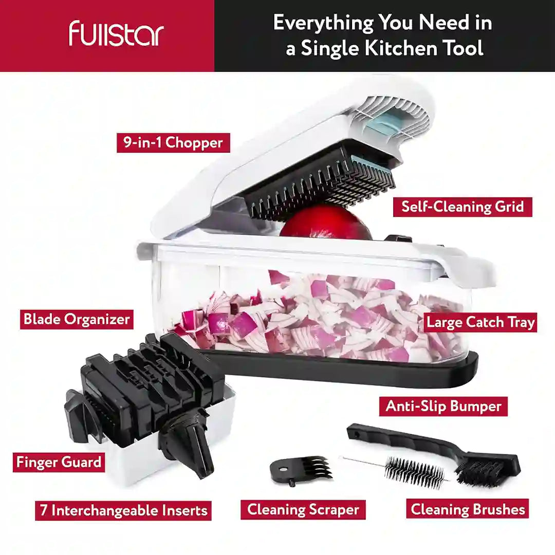 features of Fullstar 1.5 vegetable chopper