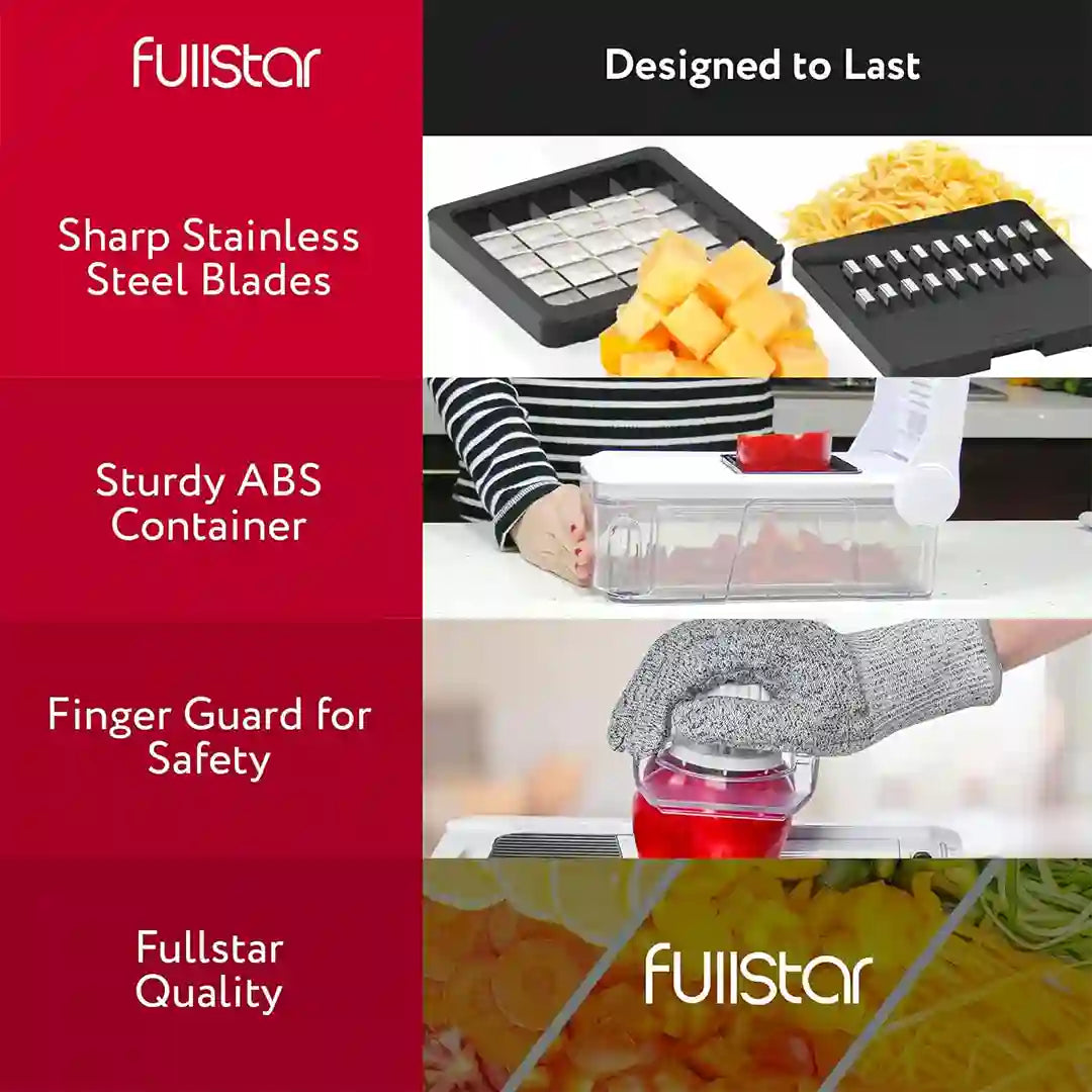 features of Fullstar Compact Chopper/Mandoline