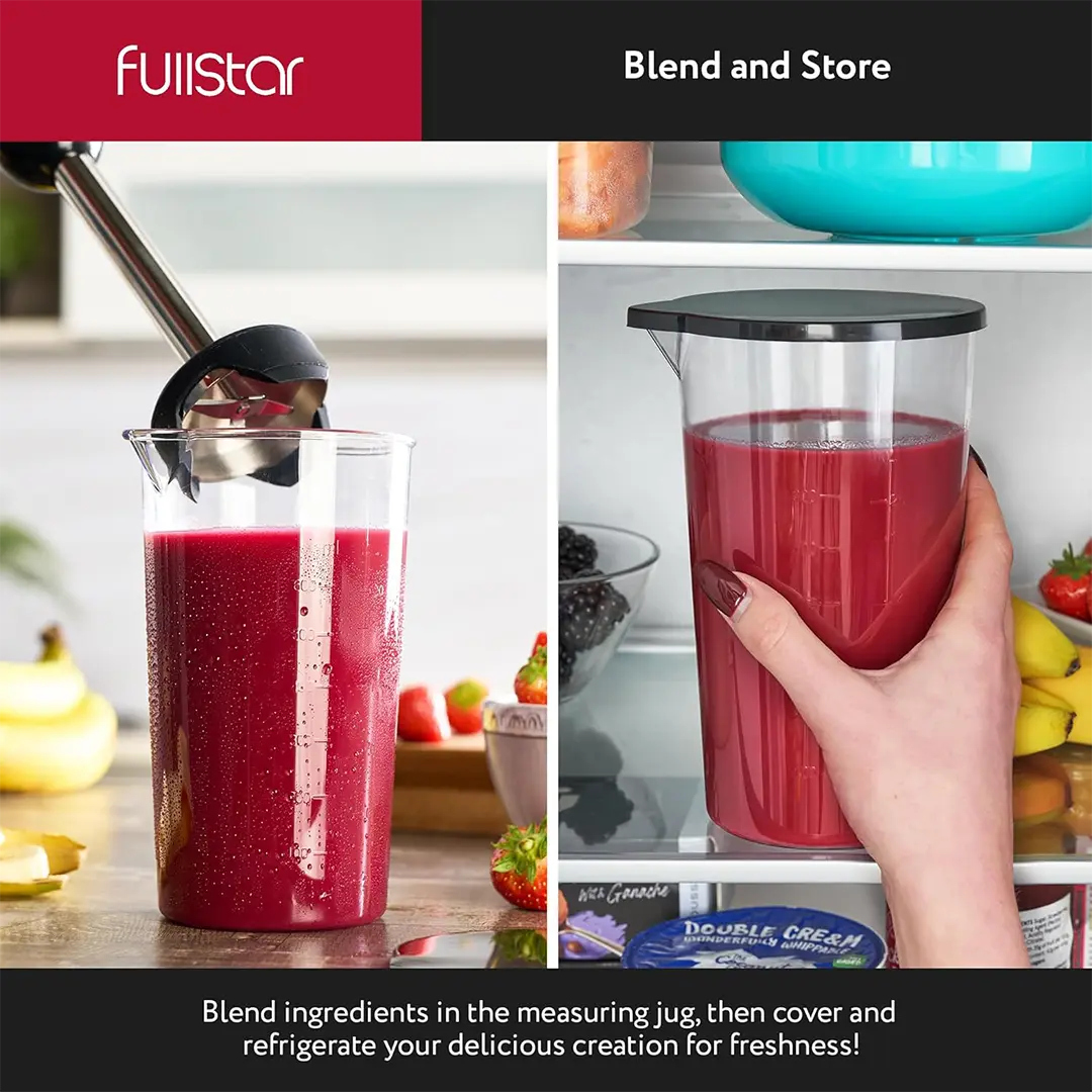 blending & storing Fullstar Hand Blender Set