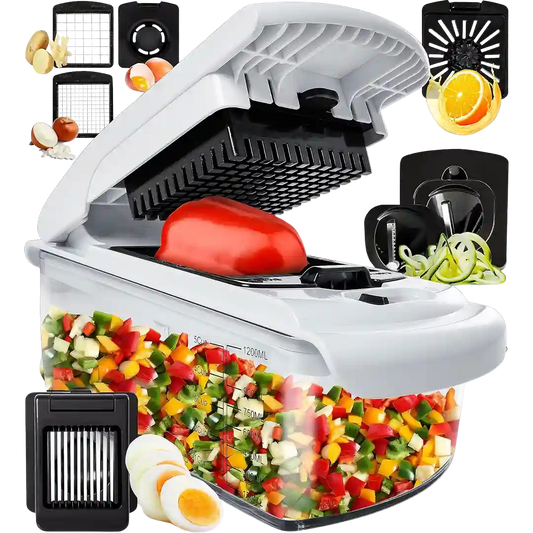 chop & dice veggies w/ Fullstar Viral Vegetable Chopper