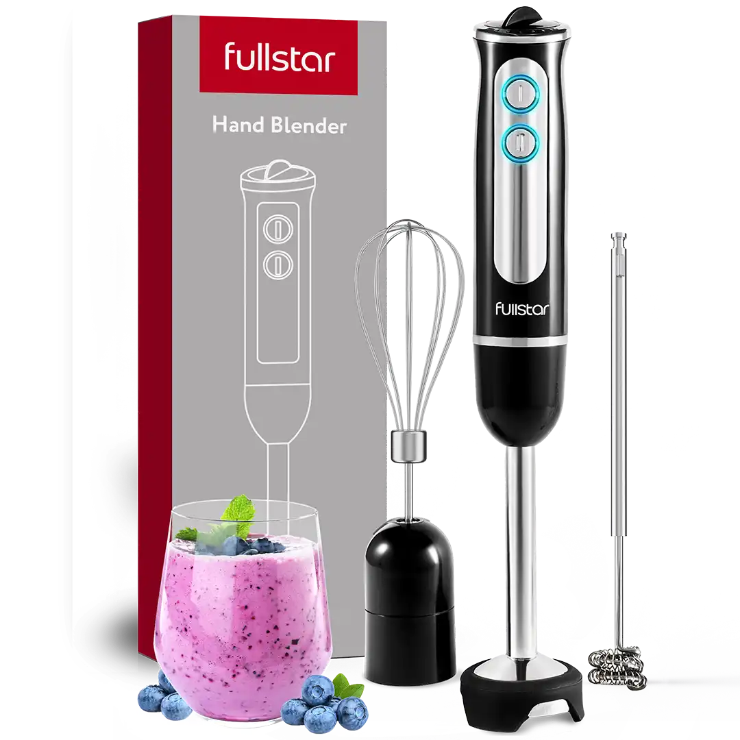 Fullstar Hand Blender w/ Milk Frother & Whisk