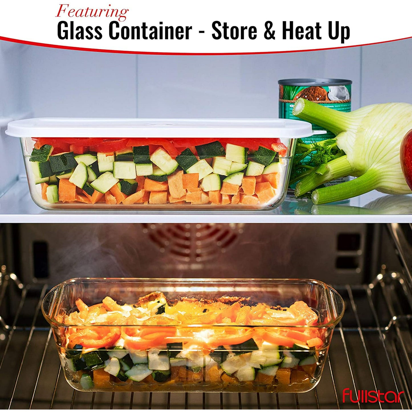 Microwave-Safe Fullstar 3-Blade Chopper & Mandoline