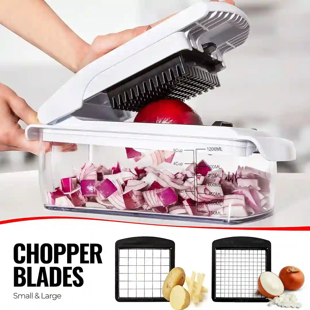 small & large Fullstar Vegetable Hand Chopper