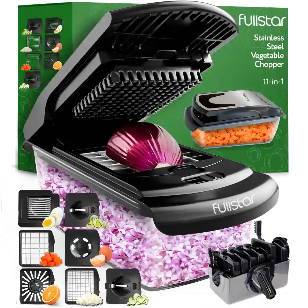 11 in 1 Fullstar Premium Stainless Steel Vegetable Chopper