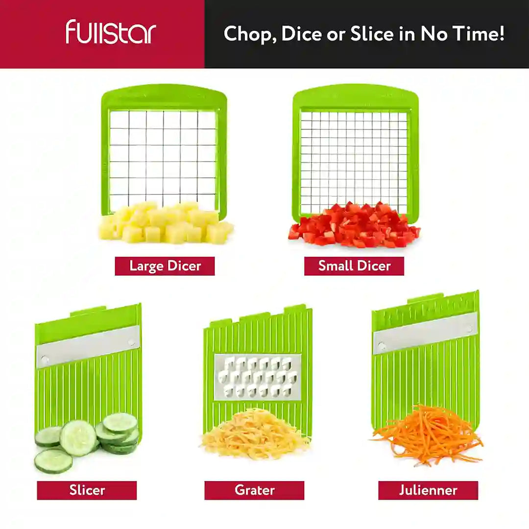 blades of Fullstar All-in-1 Mandoline Slicer Spiralizer & Chopper