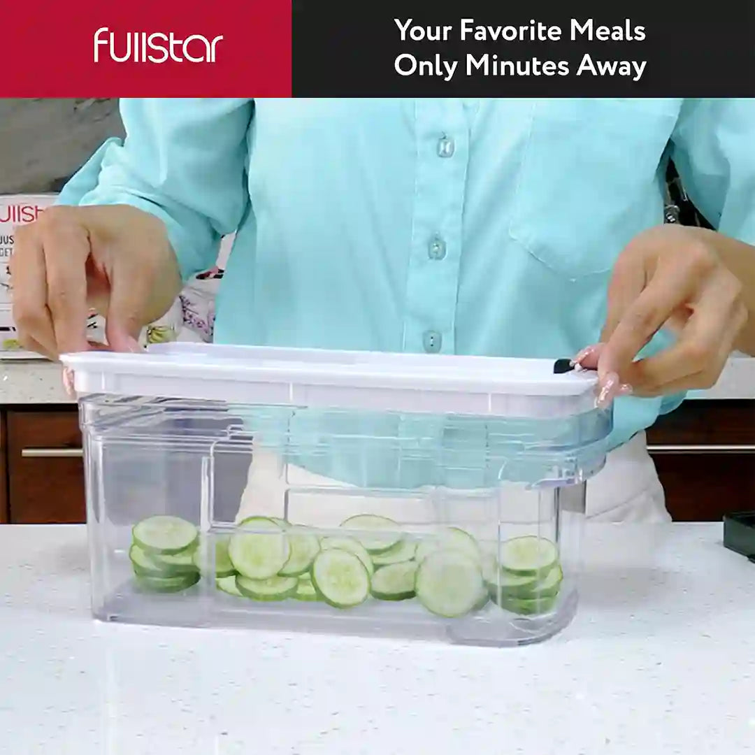 Prepping meals w/ Fullstar All-in-1 Mandoline Slicer Spiralizer & Chopper