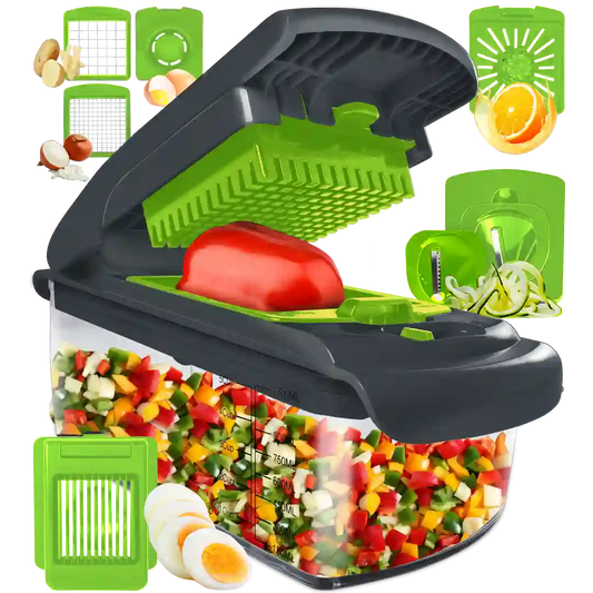 Green & Grey Fullstar Viral Vegetable Chopper
