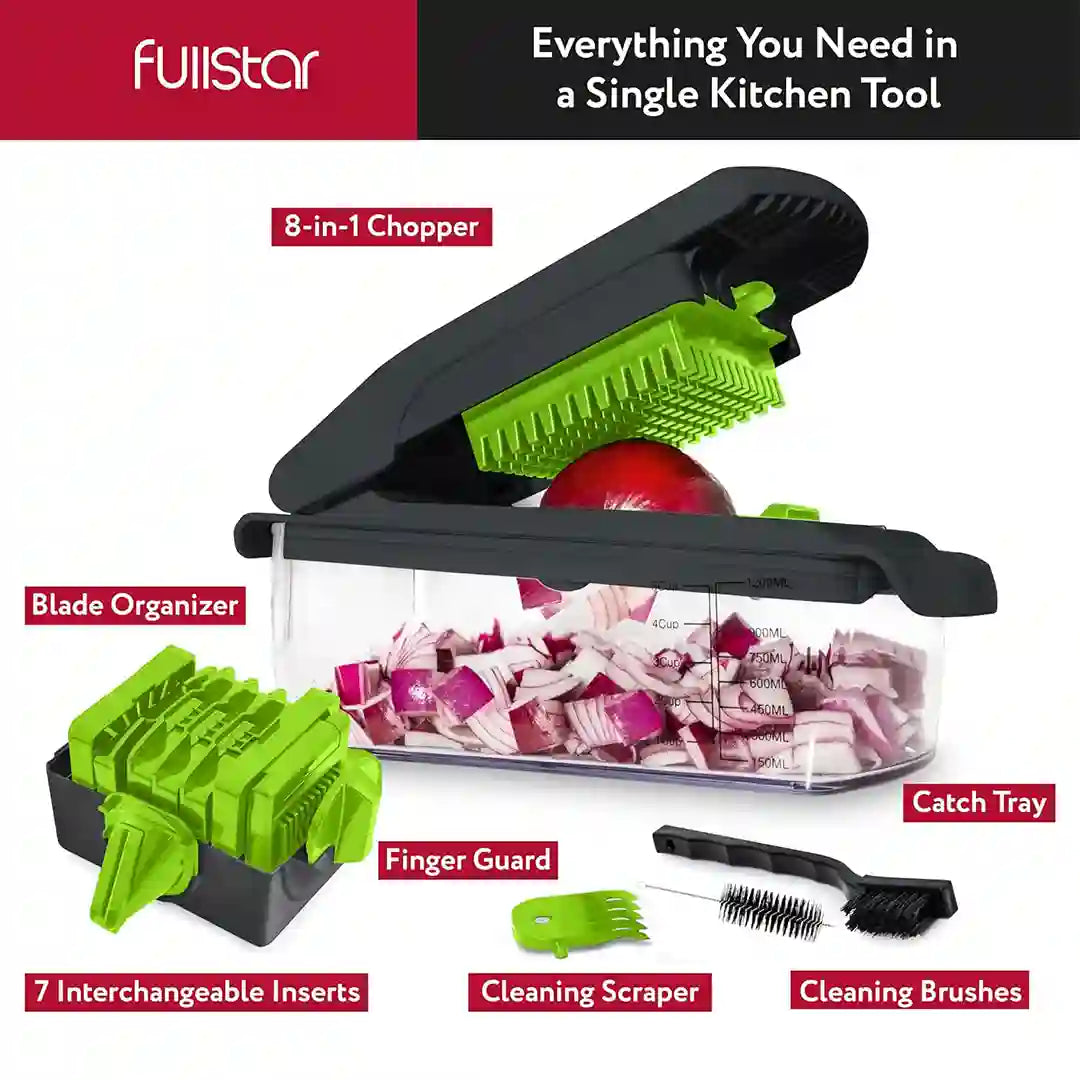 Fullstar Viral Vegetable Chopper inclusions