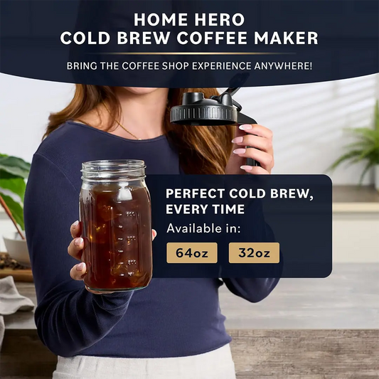brewing w/ Home Hero Cold Brew Coffee Maker