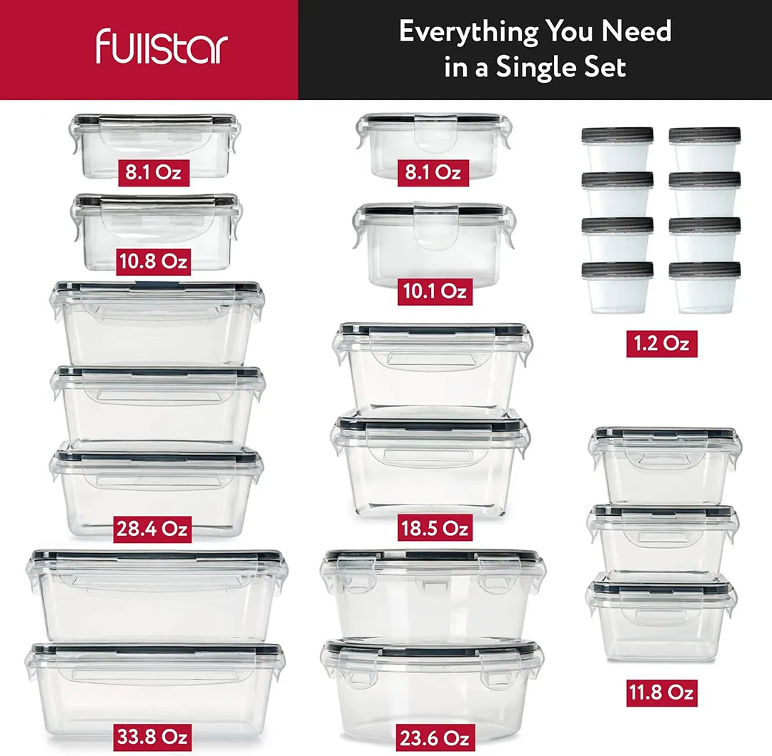 Single set Fullstar Food Storage Containers w/ Lids