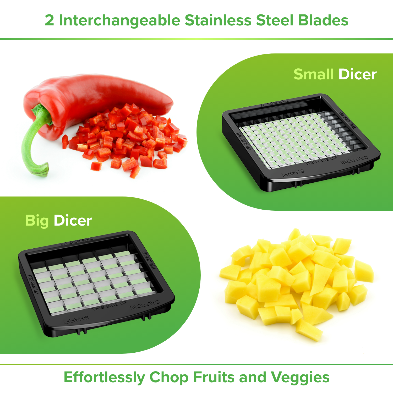 diced veggies by PrepNaturals Essentials Entry Chopper
