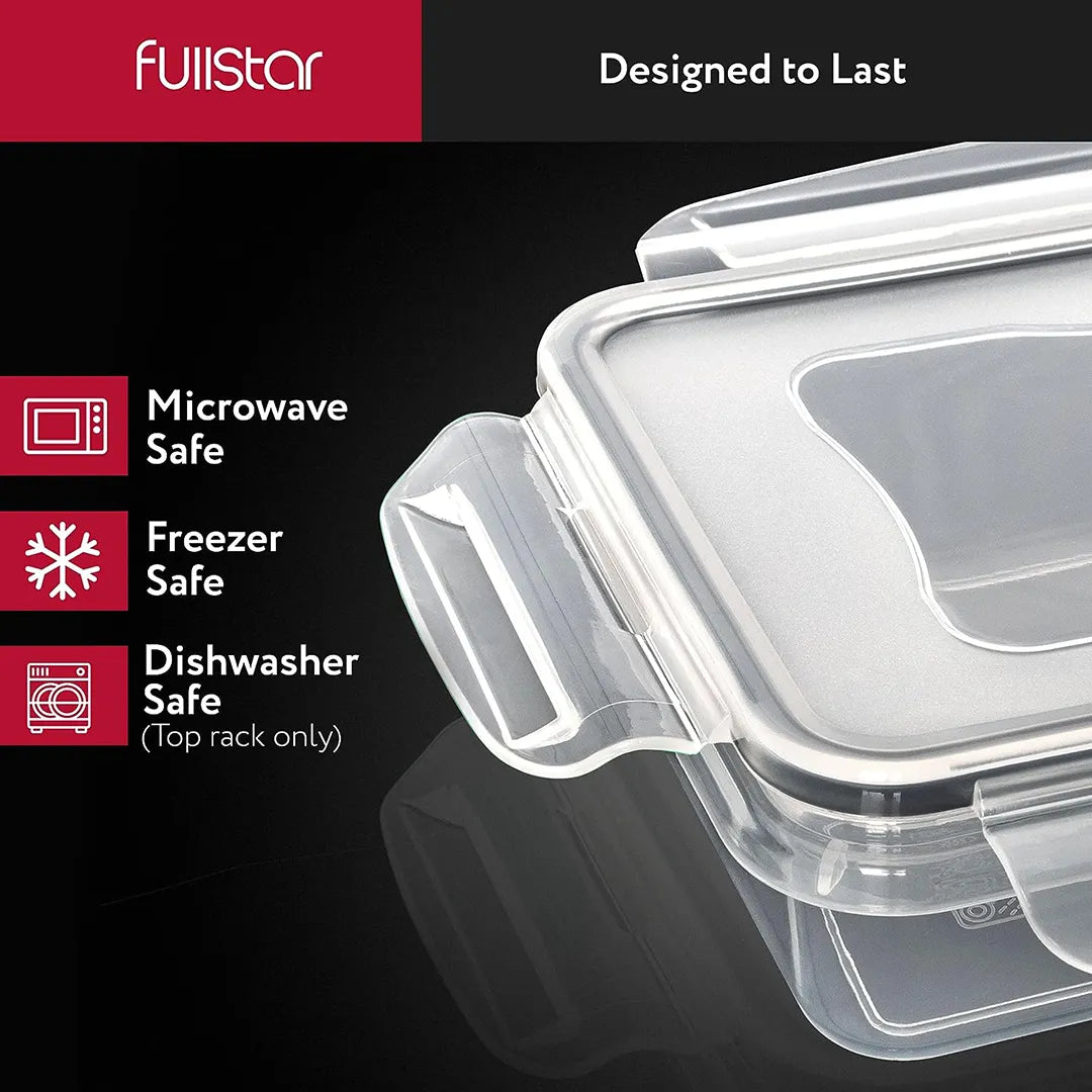 features of Fullstar Food Storage Containers w/ Lids