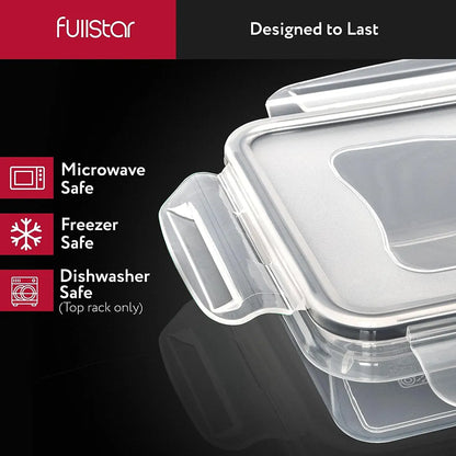 features of Fullstar Food Storage Containers w/ Lids