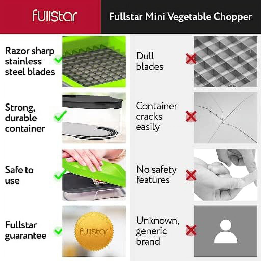 Fullstar 6 in 1 Vegetable Chopper (Gray)