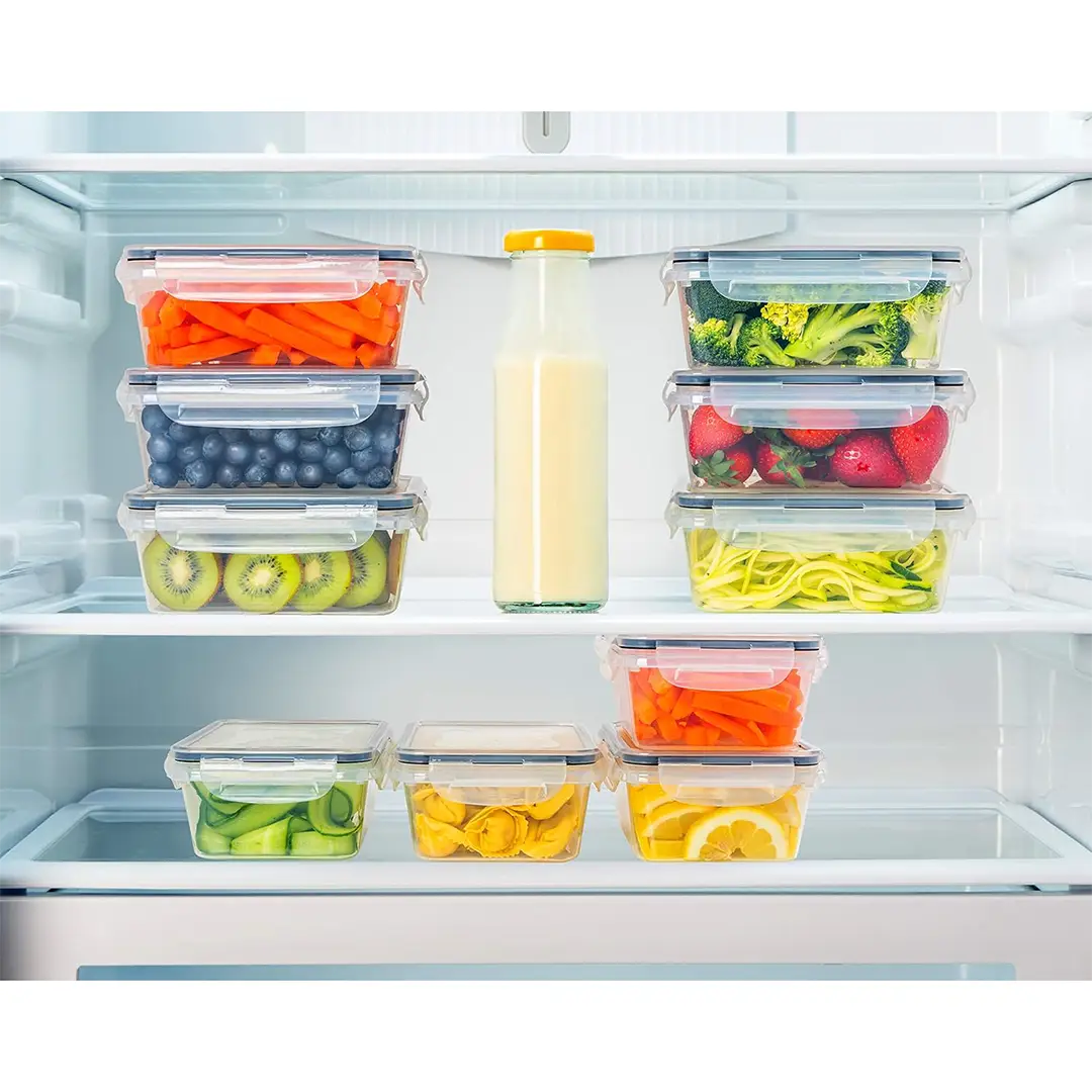 Fullstar Food Storage Containers in the refrigerator