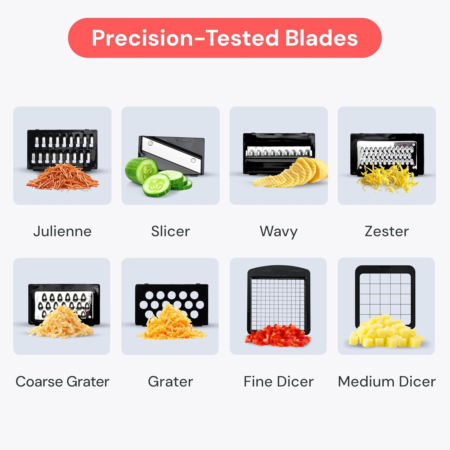 The Original Chopper 8 in 1 White