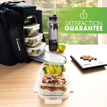 satisfaction guaranteed PrepNaturals Glass Storage Containers w/ Lids Glass