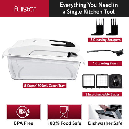 Vegetable Chopper - 3-in-1 (White)