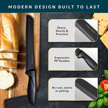 modern design Home Hero Stainless Steel Kitchen & Steak Knife Set