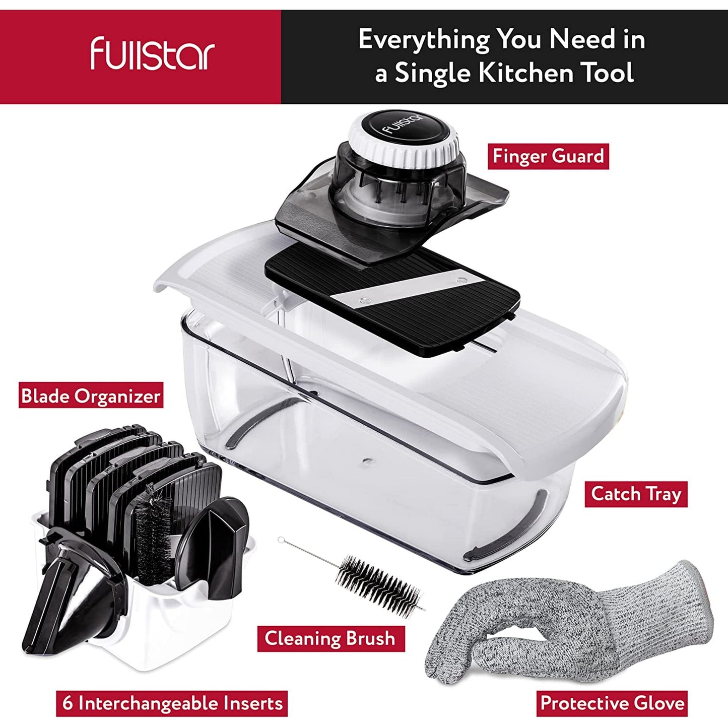 Fullstar 6 in 1 Mandoline Slicer