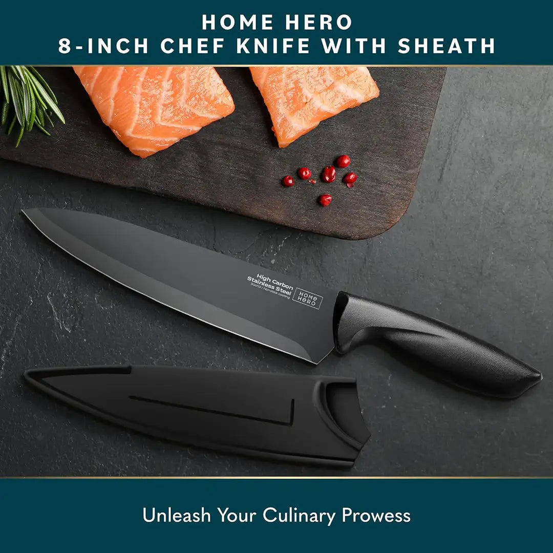 Sheath of Home Hero Stainless Steel Kitchen & Steak Knife Set