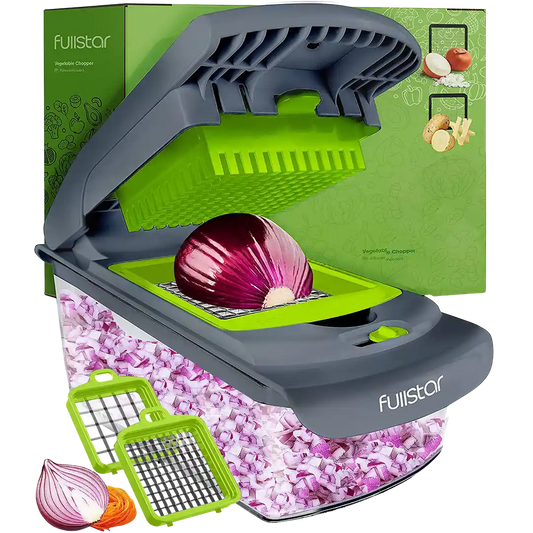 onion chops made w/ Fullstar Viral Vegetable Chopper