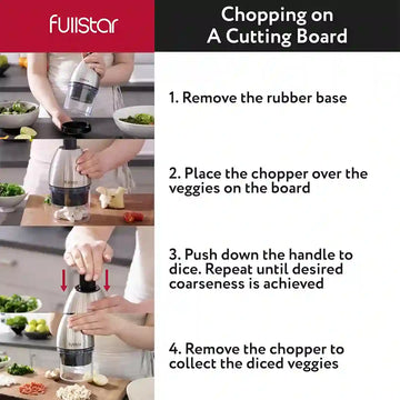 How to Use Fullstar Chopper for Dicing