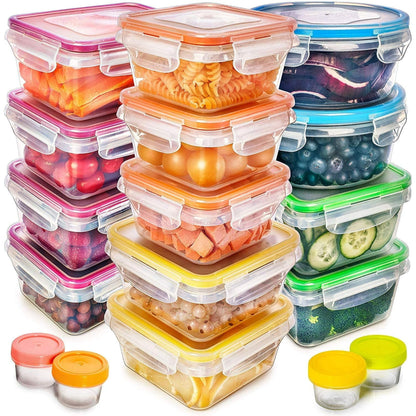 Meal Prep Containers with Lid - 34 pcs