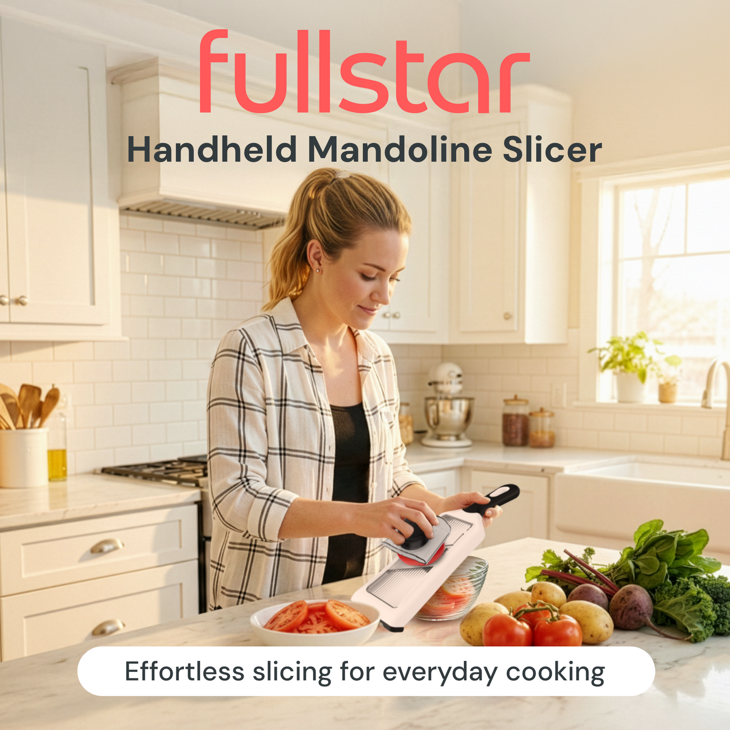 Handheld Mandoline & Julienne Slicer