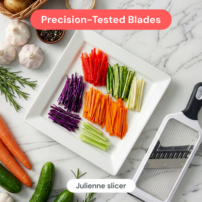 Handheld Mandoline & Julienne Slicer