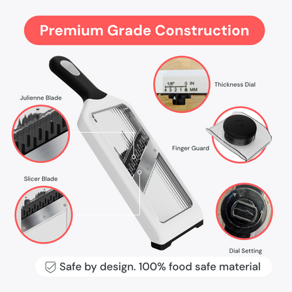 Handheld Mandoline & Julienne Slicer