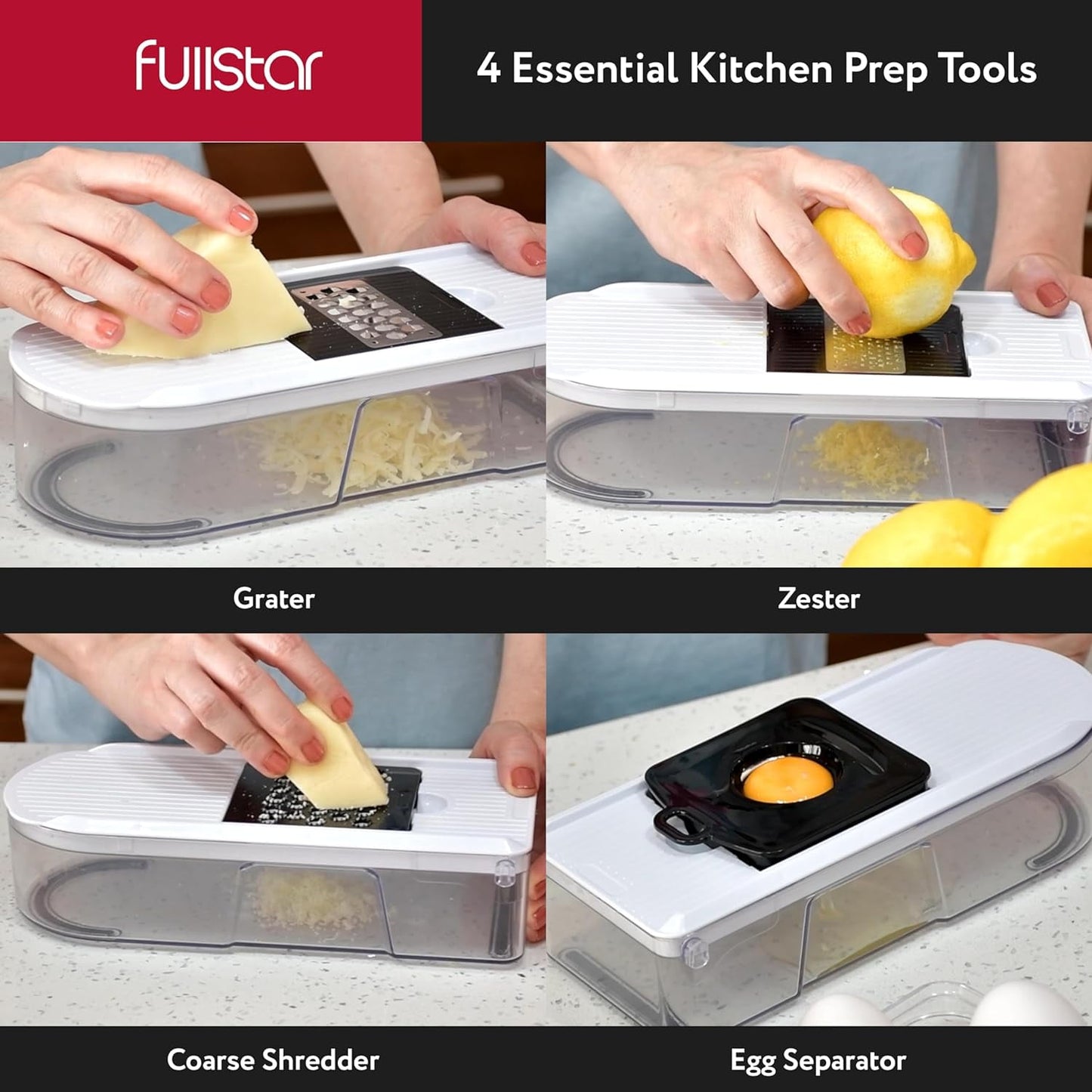 Compact Chopper & Slicer - 10 in 1