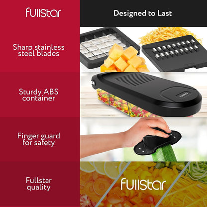 Fullstar 6 in 1 Vegetable Chopper (Black)