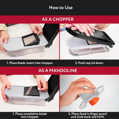 Compact Chopper & Slicer - 10 in 1