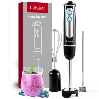 Fullstar Hand Blender w/ Milk Frother & Whisk