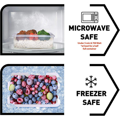 Meal Prep Containers with Lid - 28 pcs