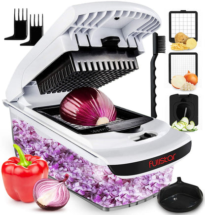 Vegetable Chopper - 3-in-1 (White)