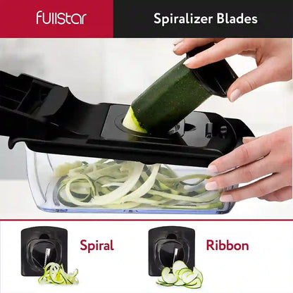 spiral & ribbon zucchini pasta by Fullstar Viral Vegetable Chopper