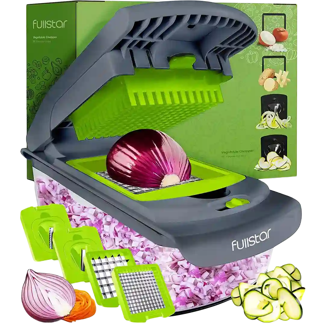  cut veggies w/ Fullstar Viral Vegetable Chopper